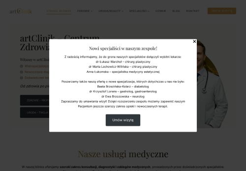 ArtClinik nowoczesne centrum zdrowia i urody ArtClinik nowoczesne centrum zdrowia i urody