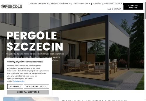Eleganckie zadaszenia tarasowe od Pergole Szczecin Eleganckie zadaszenia tarasowe od Pergole Szczecin