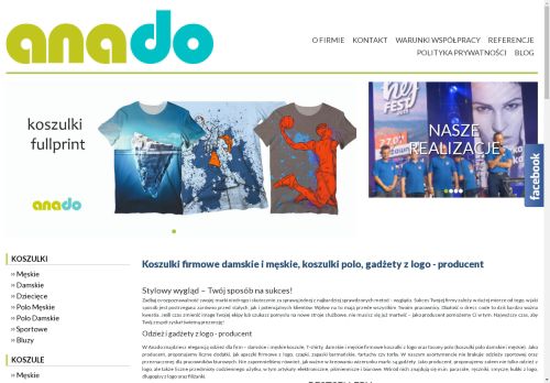 Odzież reklamowa Anado