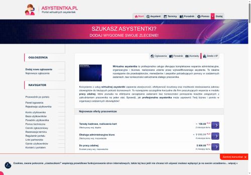 Wirtualna asystentka, jakie usługi są popularne