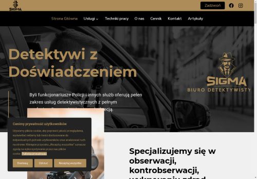 Profesjonalne Biuro Detektywistyczne Sigma