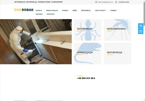 DDD Robak Team Dezynsekcja Legionowo