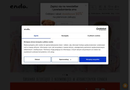 Endo : ubrania dla dzieci, młodzieży i dorosłych