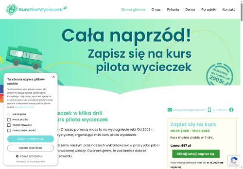 Pilot Wycieczek: Kurs ONLINE! PilotWycieczek. pl