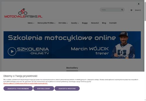 Motocykle pit bike mrf
