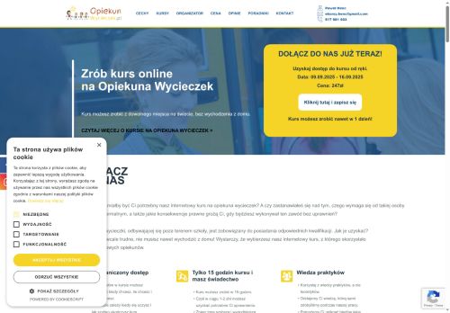 Zostan Opiekunem Wycieczek. Kurs w pelni ONLINE. OpiekunWycieczek. pl