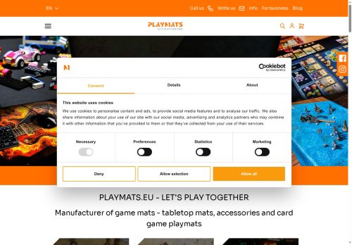 Premium Gaming Mats. Maty do gier od Playmats.eu