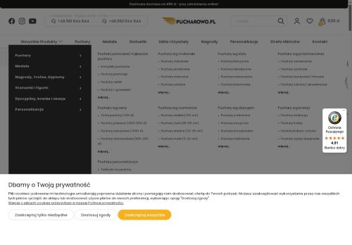 Spersonalizowane nagrody dla sportu od PucharowoPL
