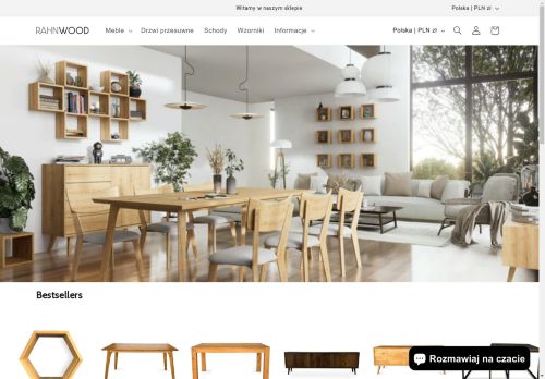 Firma produkująca meble dębowe RAHNWOOD