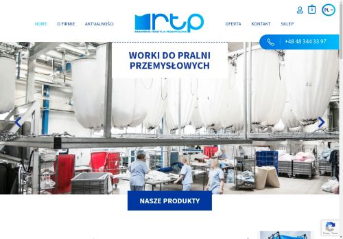 RTP Radom worki siatkowe dla pralni przemysłowych