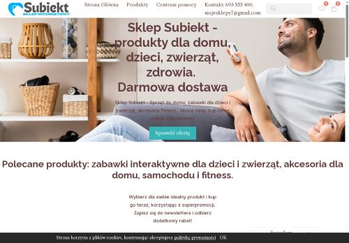 Sklep Subiekt Zakupy Internetowe dom ogród sport