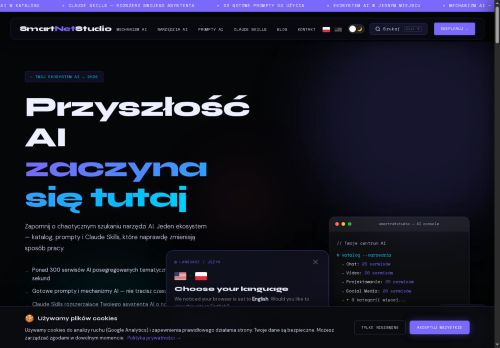 SmartNetStudio Narzędzia AI i Baza skills