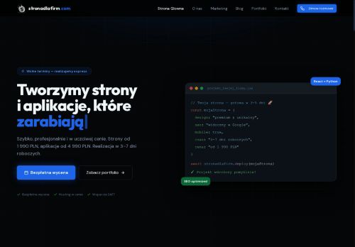 Konkurencja ma stronę i klientów? Ty nadal nie?