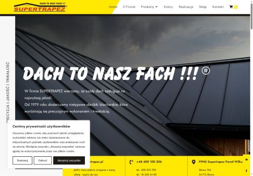SUPERTRAPEZ Twój partner w profesjonalnych syste