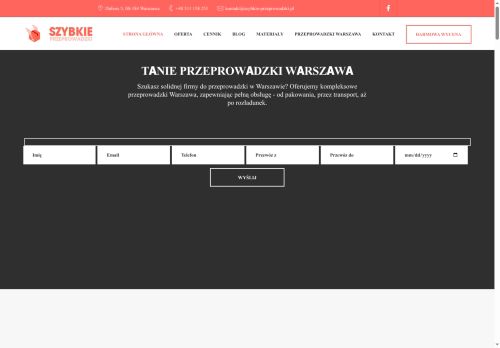 Warszawa Przeprowadzki w wykonaniu Szybkich Przeprowadzek