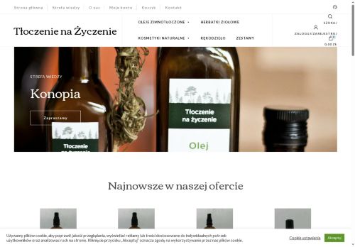 Oleje tłoczone kosmetyki ziołolecznictwo