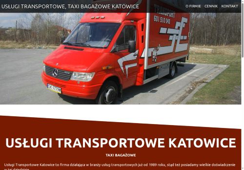 Usługi transportowe, taxi bagażowe Katowice