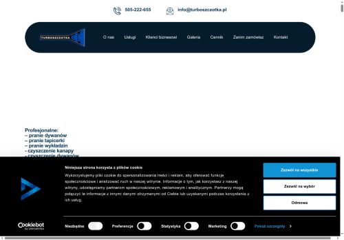 Turboszczotka mobilne pranie tapicerki i dywanów