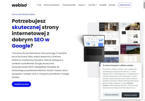 Webiso Krakow SEO pozycjonowanie tworzenie stron