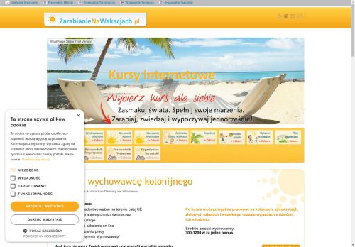 Kursy ONLINE na: wychowawce kolonii, przewodnika, animatora itp.